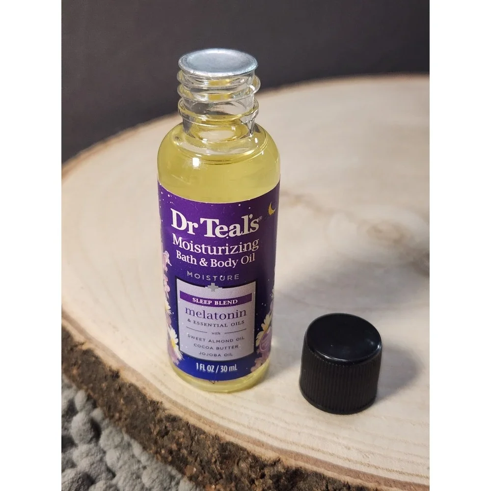 Dr. Teal's‎ Sleep~Body Oil w/ Melatonin & Essential Oils 1oz~Trial Size~NEW